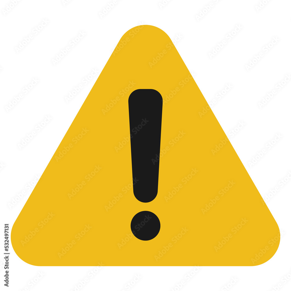 Warning sign icon transparent background Warning sign icon transparent background