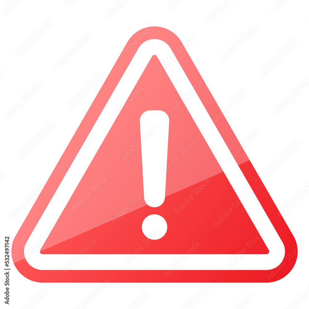 Warning sign icon transparent background Warning sign icon transparent background