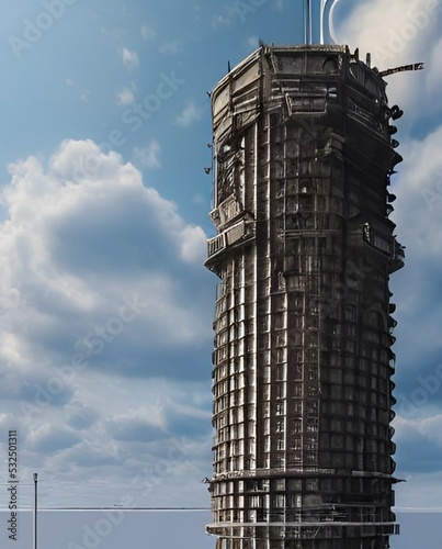 tower of skyscraper