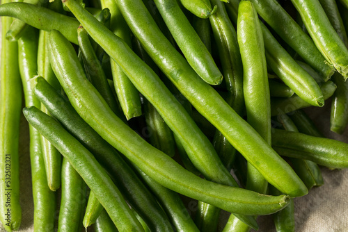 Raw Green Organic String Beans © Brent Hofacker