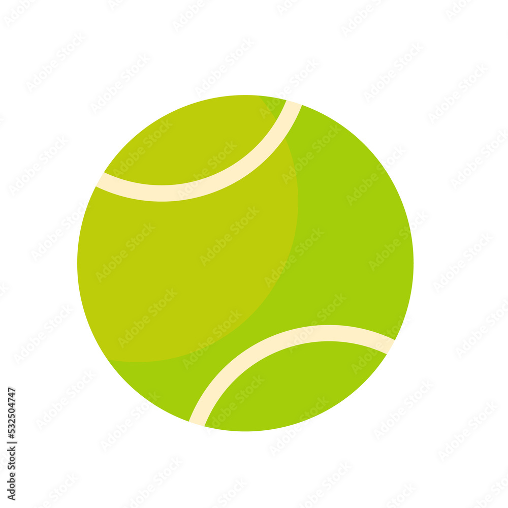 green tennis ball for outdoor sports