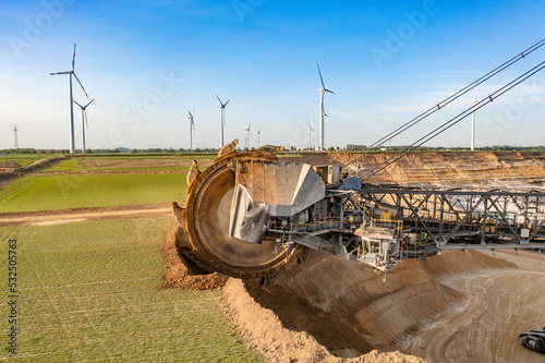 Tagebau, Gartzweiler, Leuna, Braunkohletagebau