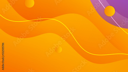 Abstract purple and orange background. Abstract colorful wavy background. Business background. Futuristic technology digital hi tech concept. Website, banner and brochure background