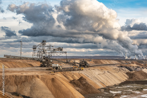 Tagebau, Kohlekraftwerk