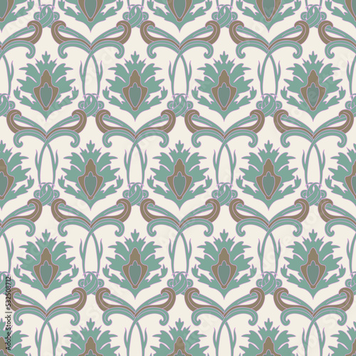 Victorian Seamless Pattern © Marina Grau