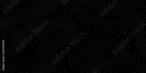 Topographic map background concept. Topo contour map. Rendering abstract illustration. Vector abstract illustration. Geography concept. paper texture design .Imitation of a geographical map 
