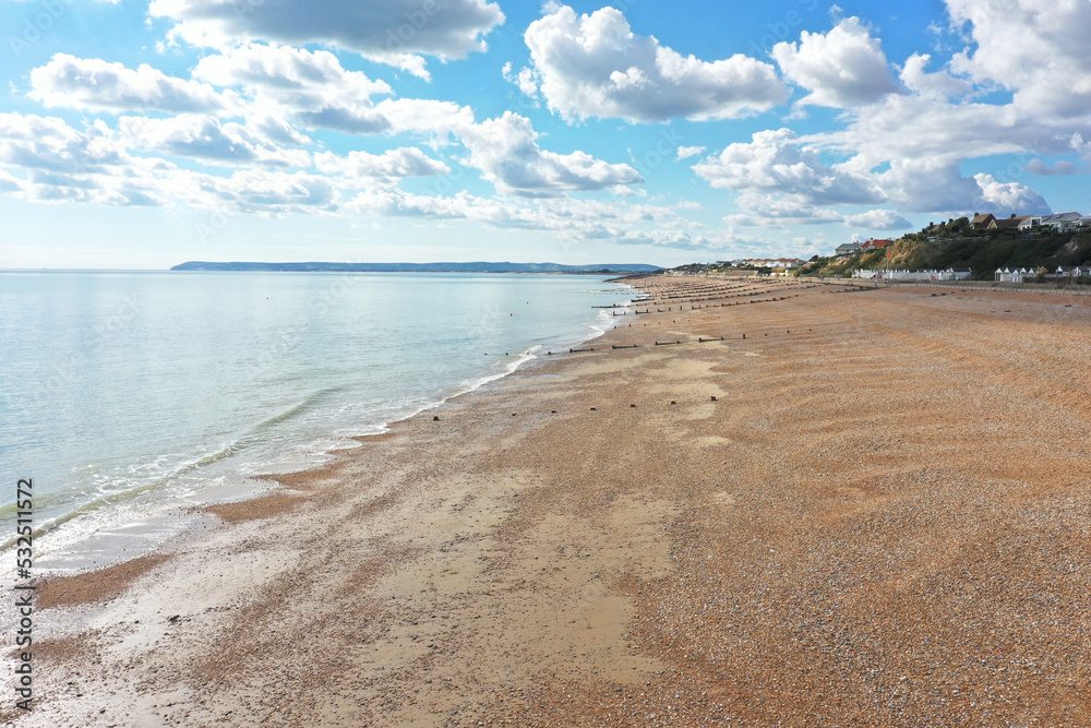 Obraz premium aerial view of Bexhill on sea, England