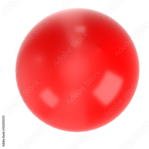 Free Download 3d rendering illustration of a balloon with a string - GFXLoad