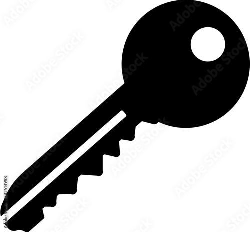 Key symbol, web and computer icon, transparent backgrounds