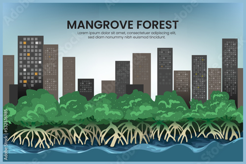 Mangrove forests can prevent abrasion and dampen waves. Mangrove planting can protect coastal settlements from the Tsunami.