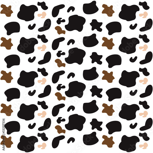 Cow seamless patterns