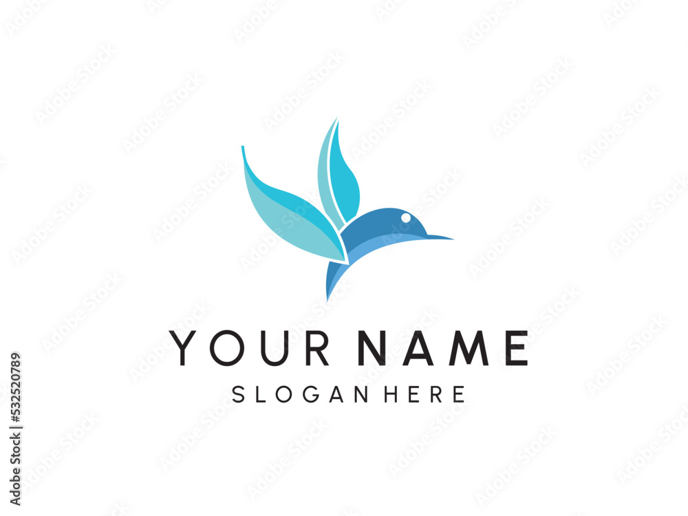 Bird Logo abstract design vector template. Flying birds logotype concept icon. Bird Logo abstract design vector template. Flying birds logotype concept icon.