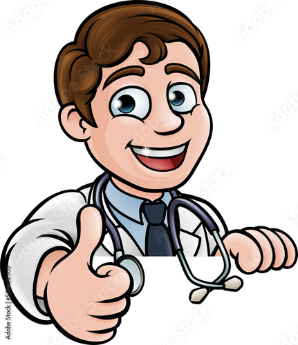 Doctor Cartoon Character Th...