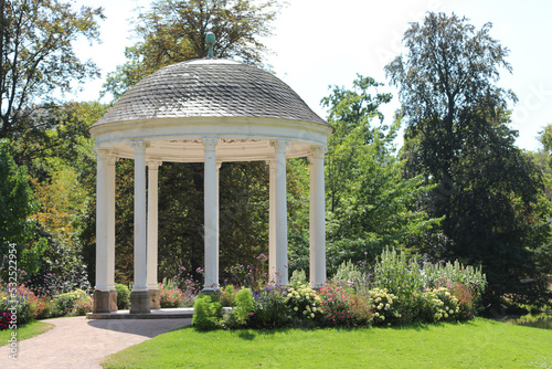 Love Temple called TEMPLE DE L AMOUR in Strabourg Public Park of ORANGERIE in France photo