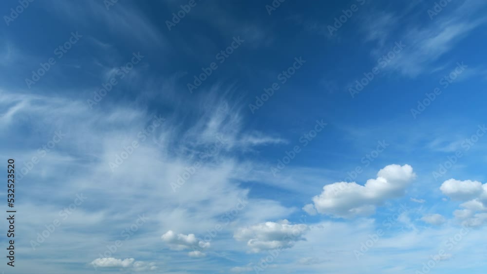 Tropical summer or spring sunlight. Two layers of cloudiness. Tropical summer sunlight. Timelapse. Tropical summer or spring sunlight. Two layers of cloudiness. Tropical summer sunlight. Timelapse.
