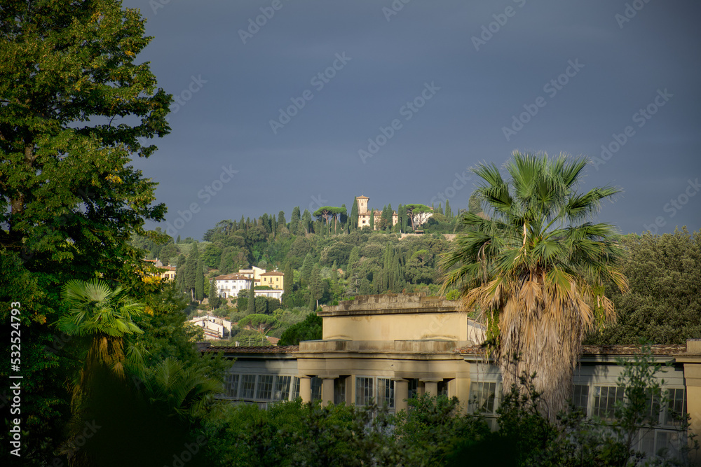 Houses on the hills near Florence