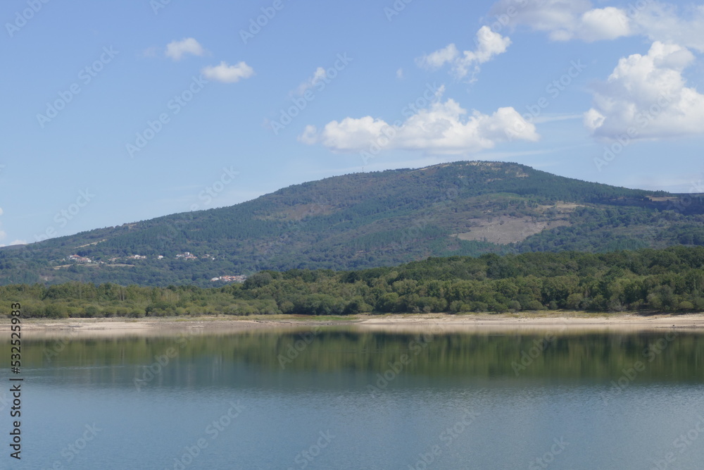 Resorvoir of A Concha in Bande, Ourense