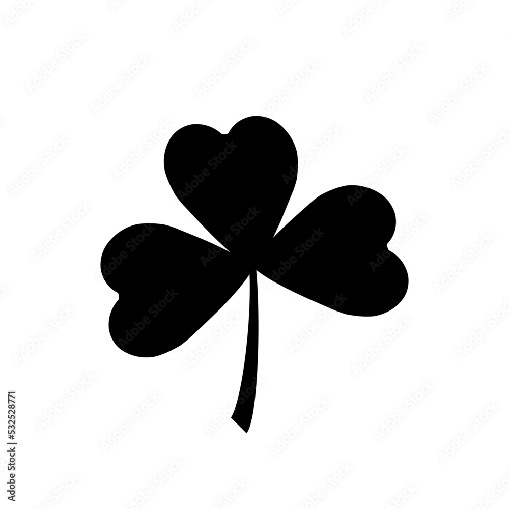 three clover isolated three clover isolated