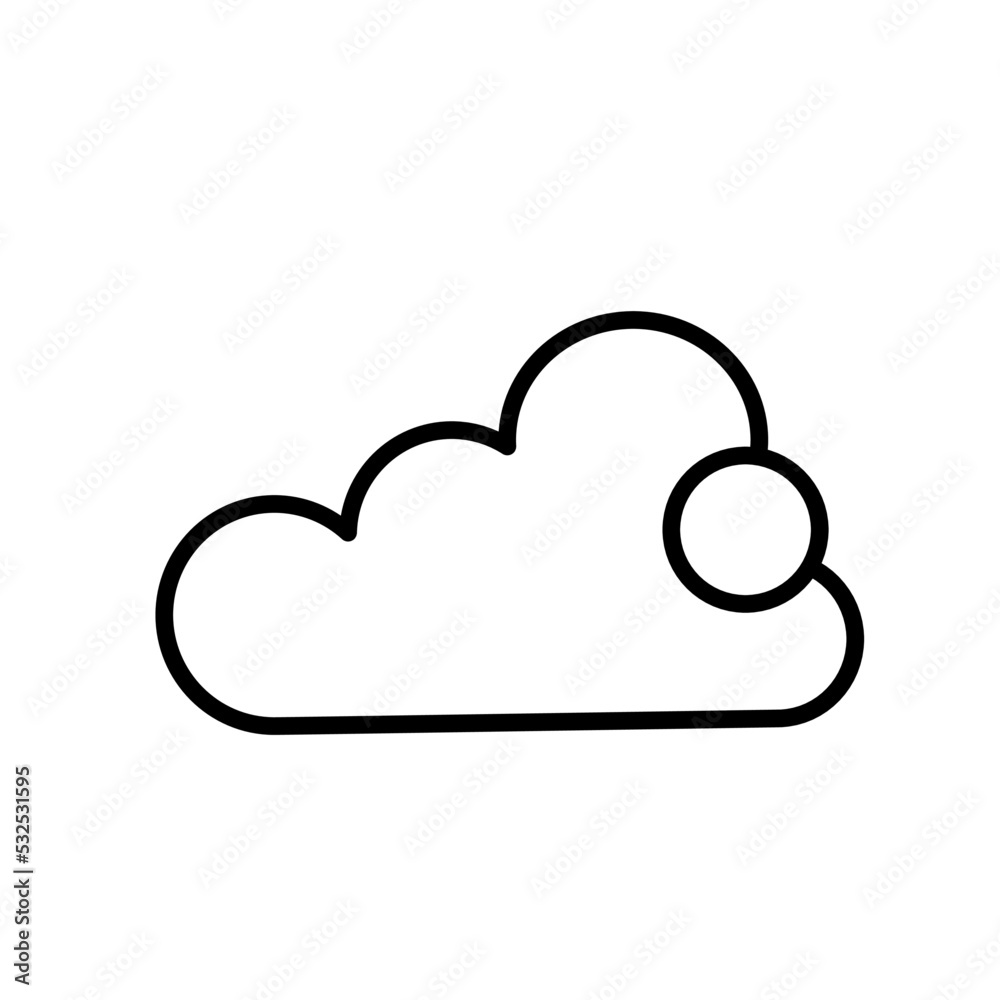 cloud computing icon on white background cloud computing icon on white background