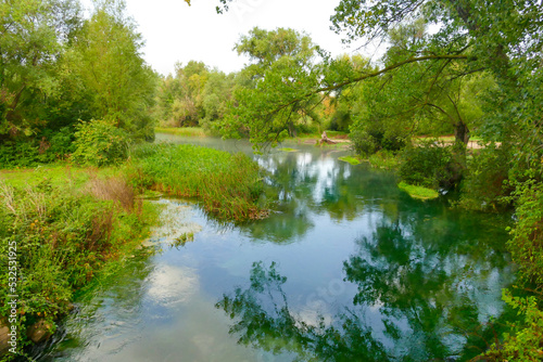 Bussi sul Tirino  fiume Tirino.Abruzzo  Italy