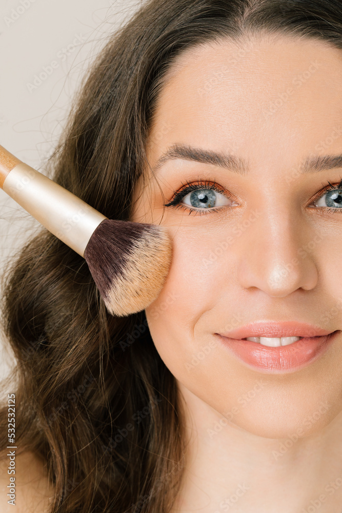 Woman Applying Make Up Woman Applying Make Up