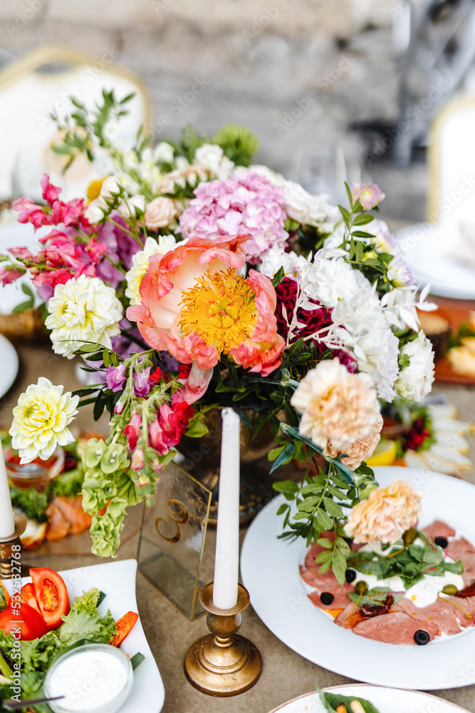 Decorated wedding table Decorated wedding table