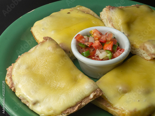 mexican food molletes photo