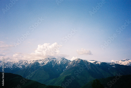 Calm mountains