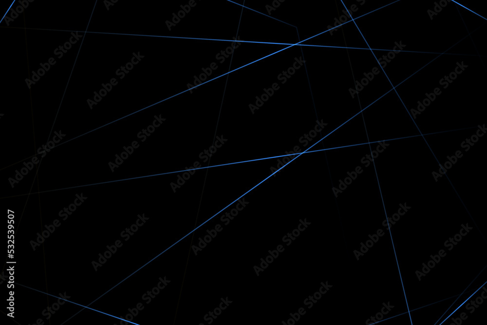 Abstract black with blue lines, triangles background modern design. Vector illustration EPS 10. Abstract black with blue lines, triangles background modern design. Vector illustration EPS 10.