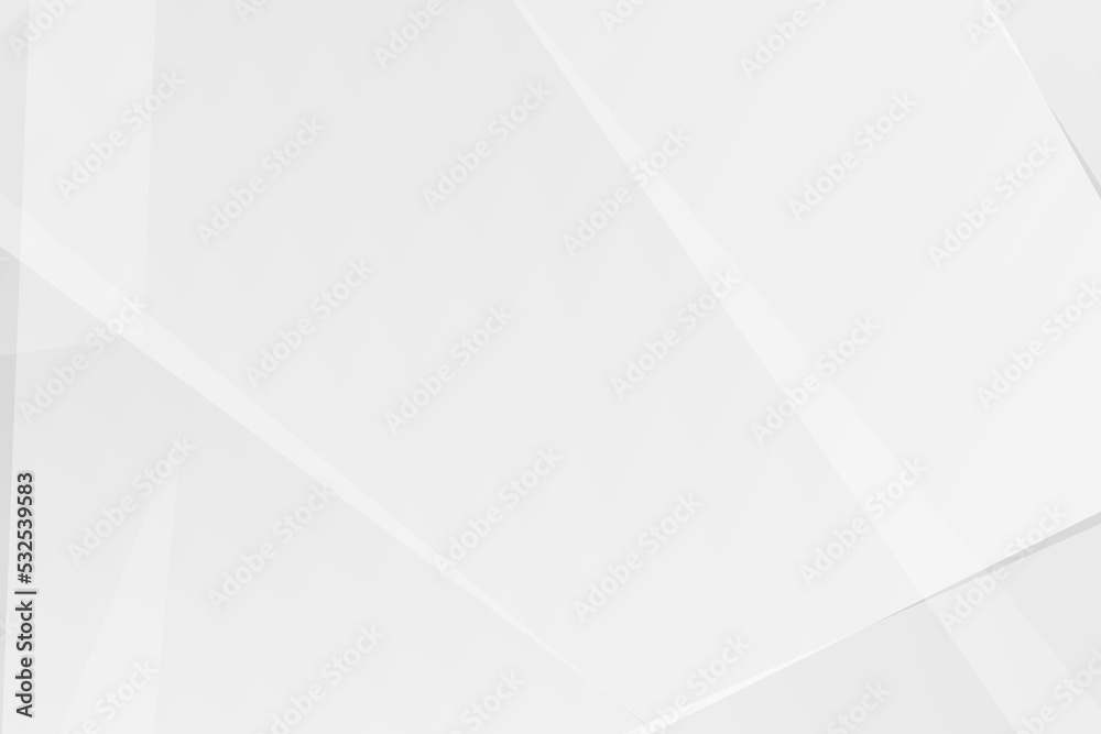 Abstract white and grey on light silver background modern design. Vector illustration EPS 10.