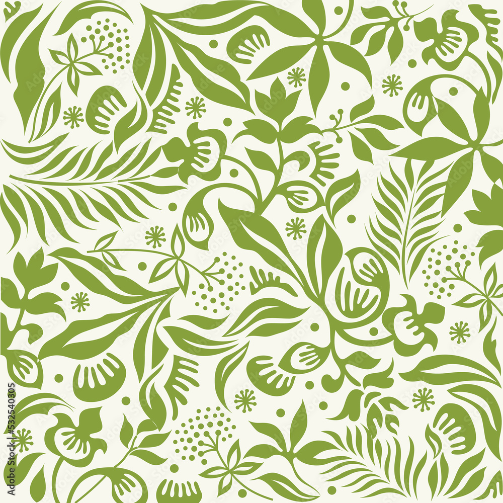 Fototapeta premium Vector Motif Design, Floral design 