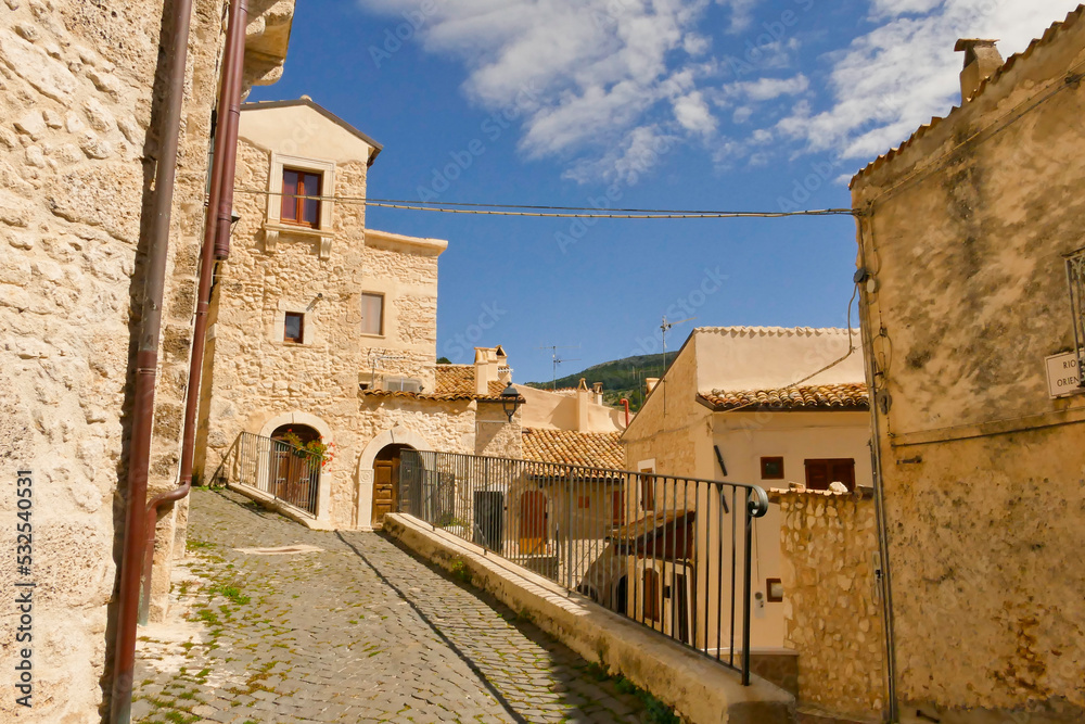 Borgo medievale di Montalto.Abruzzo, Italy