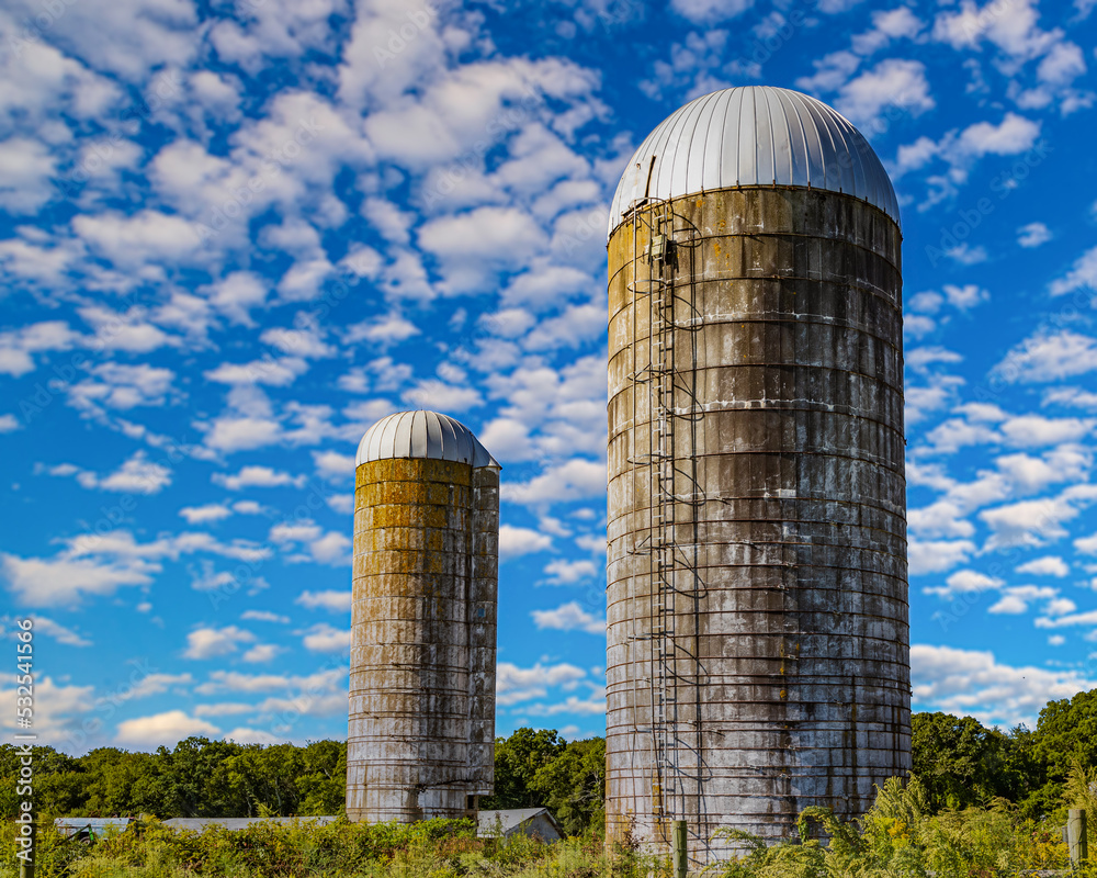 grain elevator and silo
