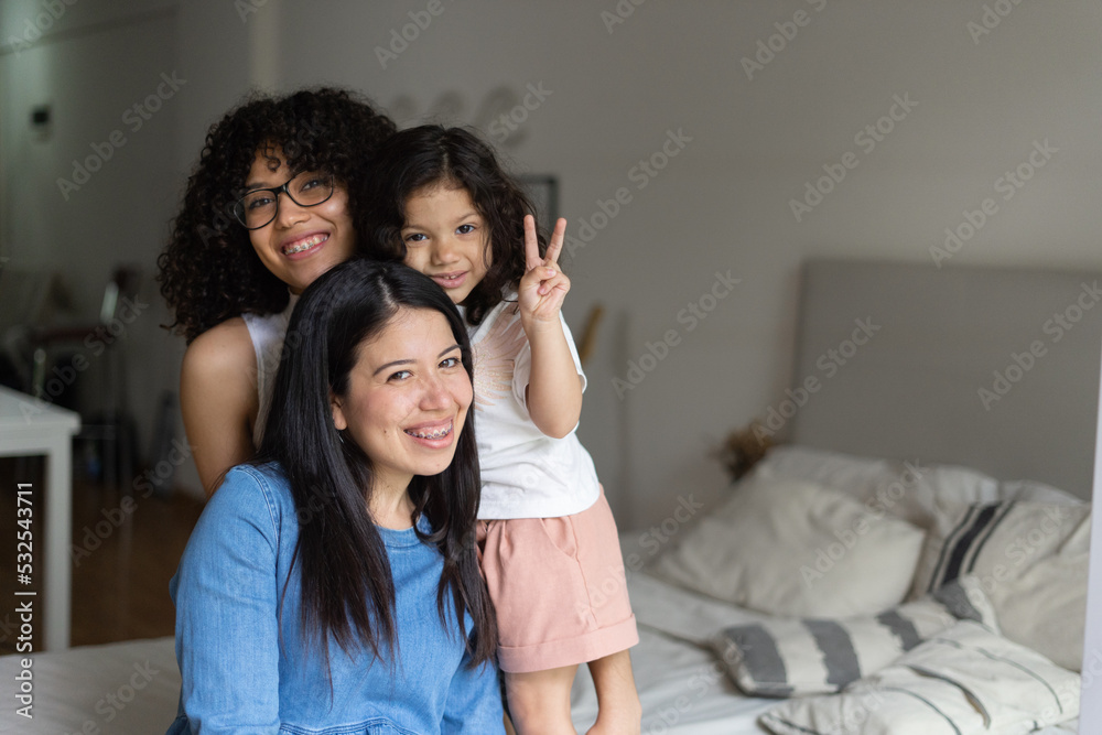 Portrait of women enjoying at home.
Portrait of women enjoying at home.