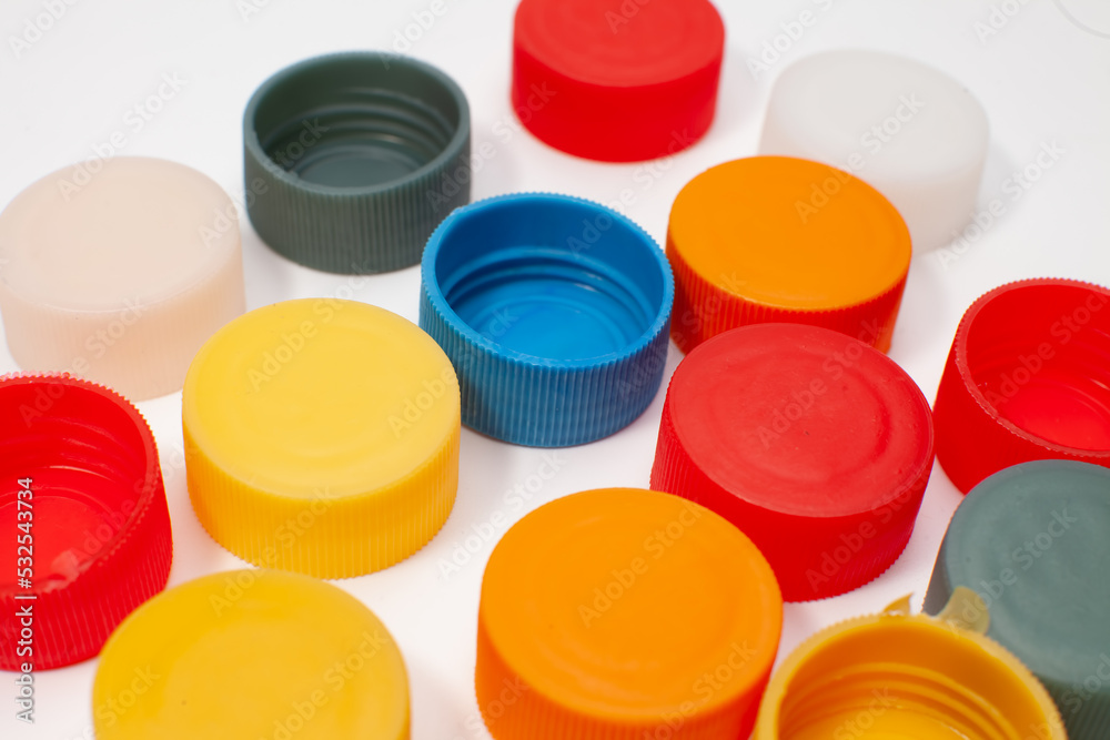 many colorful plastic bottle caps many colorful plastic bottle caps