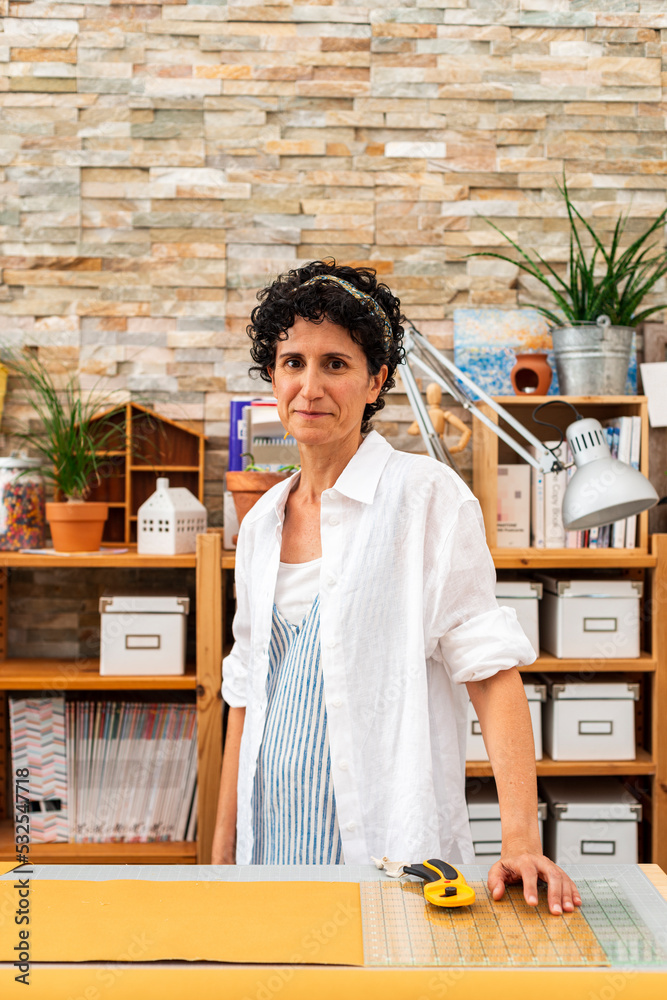 Mature businesswoman at home office
Mature businesswoman at home office