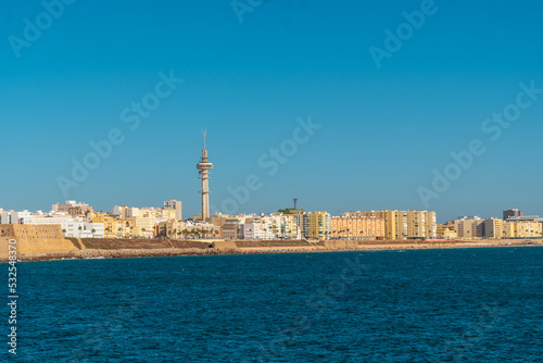 View of the coast of the city of Cadiz. Andalusia © unai