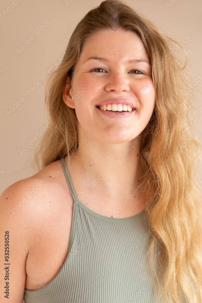 Happy young woman portrait Happy young woman portrait