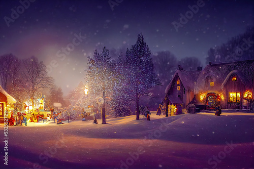 Weihnachtsstimmung - Advent - AI Digital generated - Illustrartion © Korea Saii