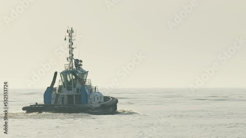 Tugboat waiting for ship, Itajaí - Santa Catarina