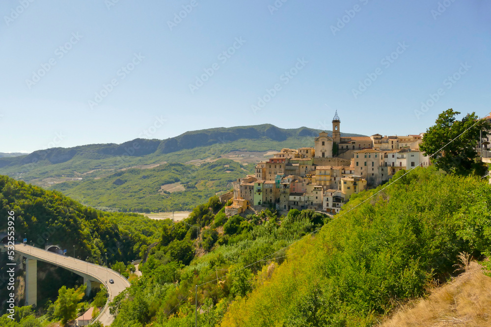 Panorama tipico dell'Abruzzo. Italy