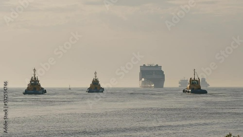 Tugboat waiting for ship, Itajaí - Santa Catarina