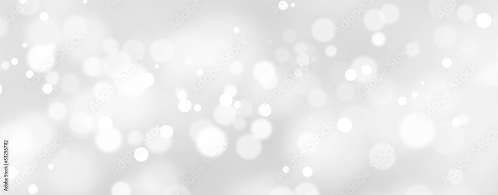 White Glitter Lights Abstract Background