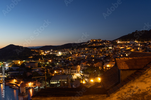 night view of the city of Sibenik from the fortress  © Alejandro