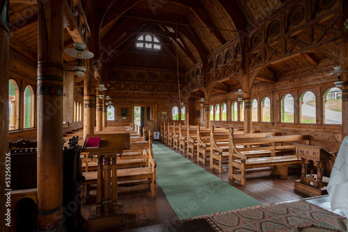 St. Olaf's Church, Balestrand, Vestland in Norway. photo