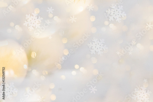 Merry Christmas background. Christmas background. Bokhe. Banner. Copy space