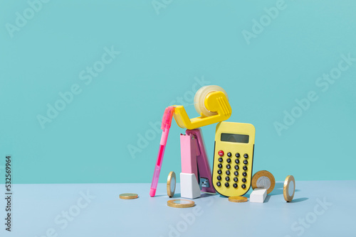 Conceptual business still life