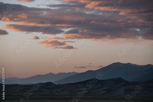 Sunset over Great Sand Dunes National Park