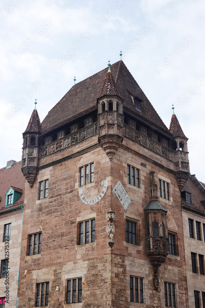 The Nassauer Haus in the center of Nuremberg, Germany	