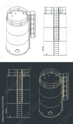 Storage tank drawings